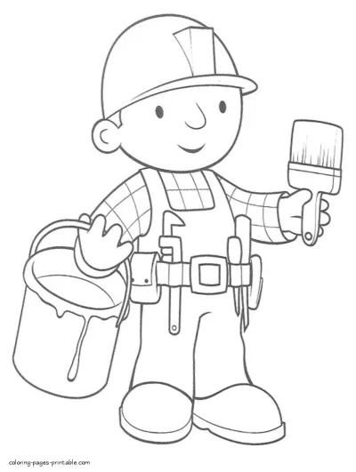 Bob the Builder coloring page 9