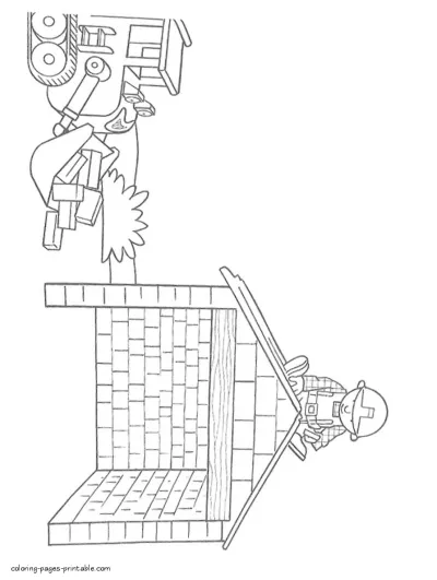Bob the Builder coloring sheets 3