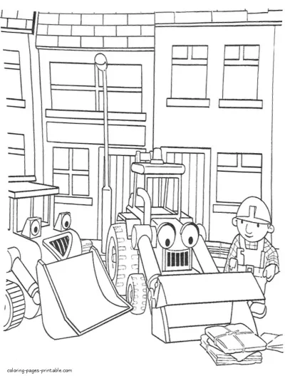 Bob the Builder coloring sheets 4