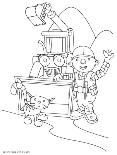 Bob the Builder coloring sheets 7