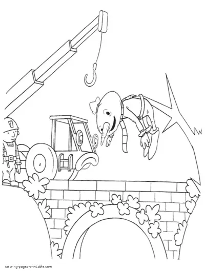 Bob the Builder coloring sheets 8