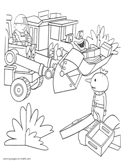 Bob the Builder coloring sheets 10