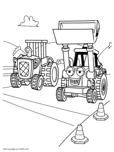 Coloring pages Bob the Builder 2