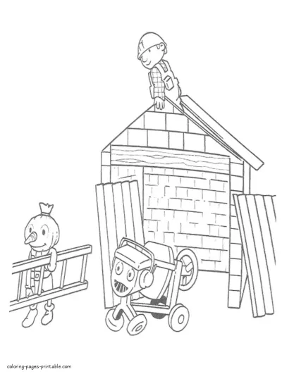 Bob the Builder colouring page 3