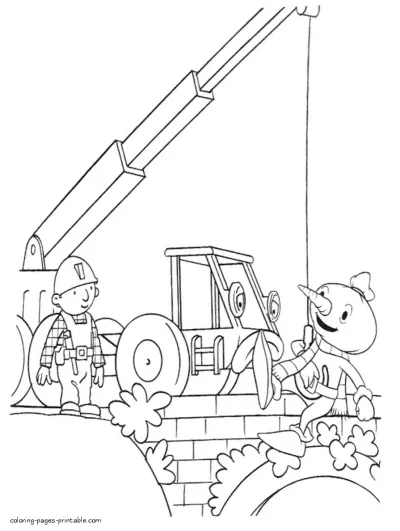 Bob the Builder coloring pages 11
