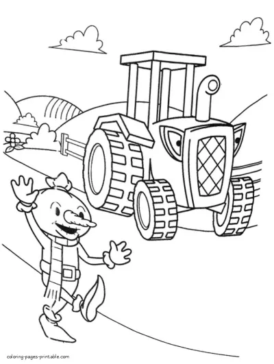 Bob the Builder coloring pages 14