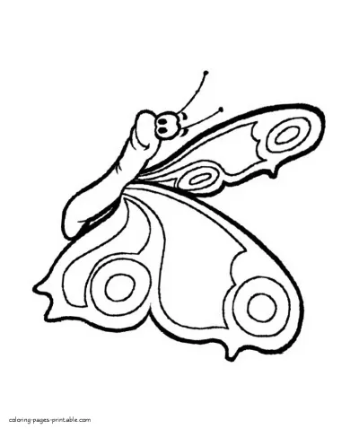 Butterfly coloring pages printable