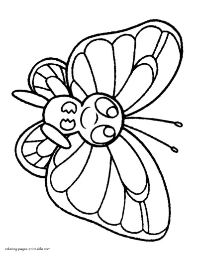 Butterfly printable picture for kids