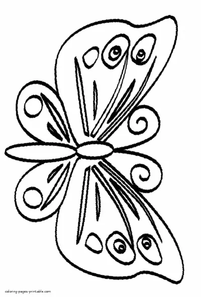 Butterfly coloring pages free printable. Download them
