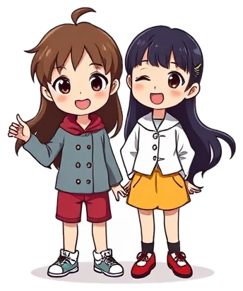 Anime and manga coloring pages