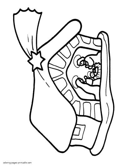 Christmas printable coloring pages for kids