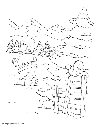Download Christmas free coloring pages