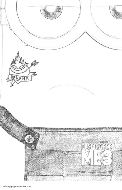 Coloring pages from cartoons. Despicable me 3 family comedy