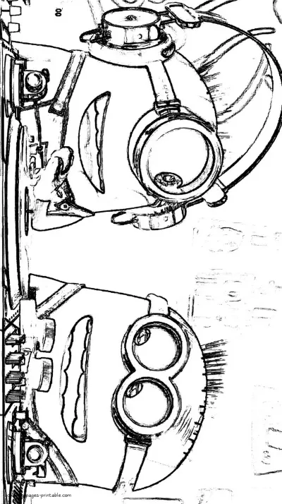 Minions from Despicable me 3 coloring pages to print