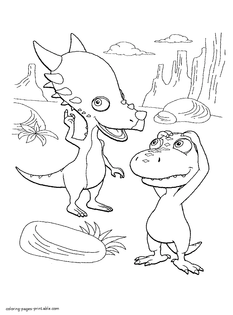 Dino Buddy Dino Buddy - coloring pages