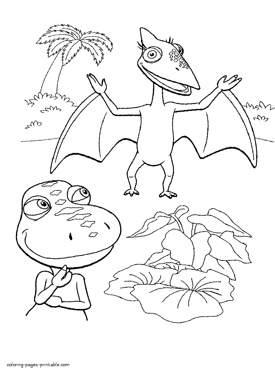 Printable Dinosaur Train coloring pages Printable Dinosaur Train coloring pages from PBS
