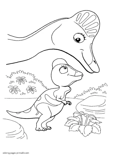 Dinosaur Train coloring book printable