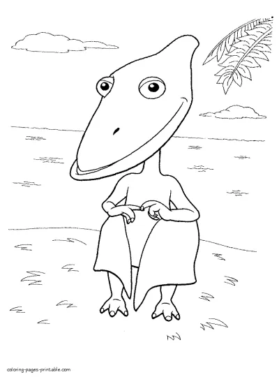 Ddinosaur Train coloring page