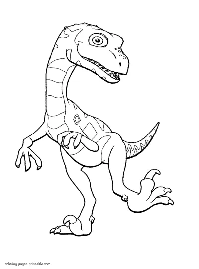 Free Dinosaur Train coloring pages to print