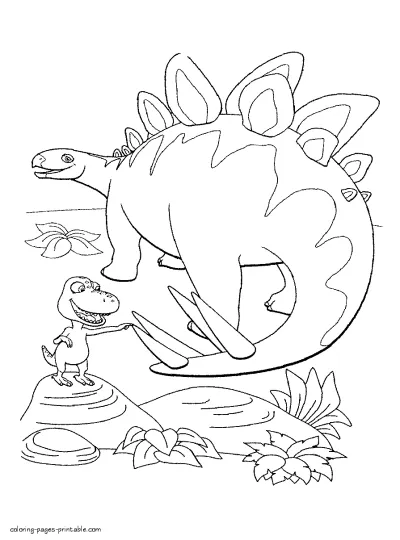 Dinosaur Train coloring sheets - free