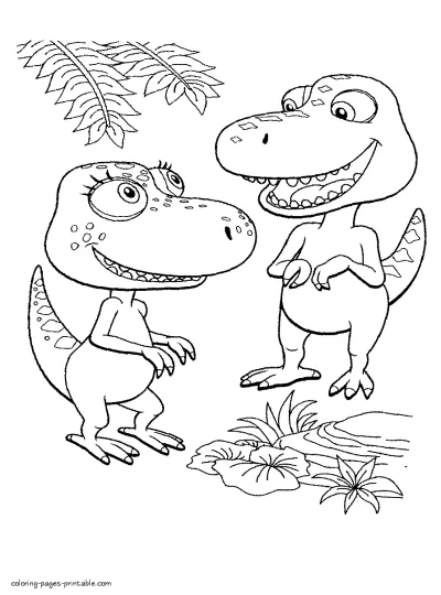 Dinosaur Train coloring book