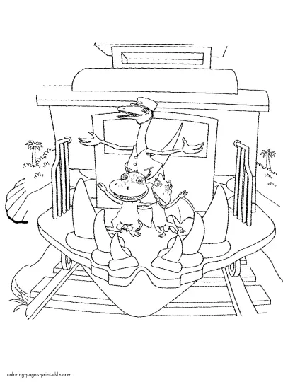 Dinosaur Train coloring pages for kids printables
