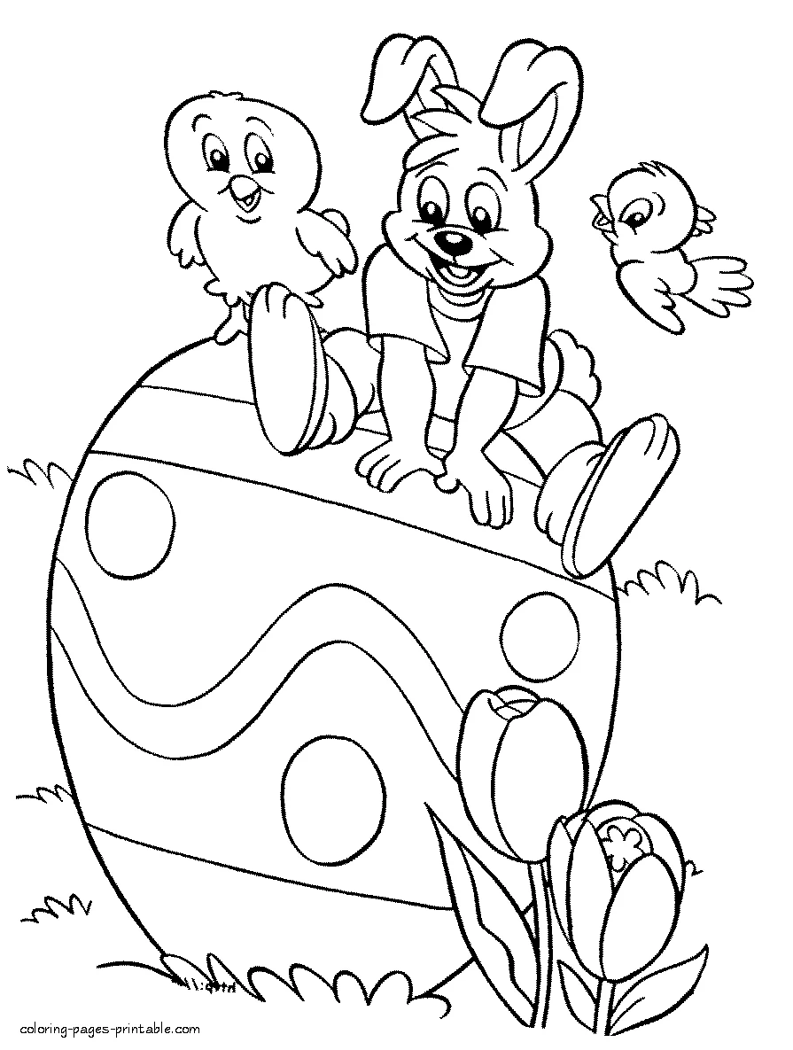 Coloring pages Easter eggs Coloring pages of Easter eggs for printing