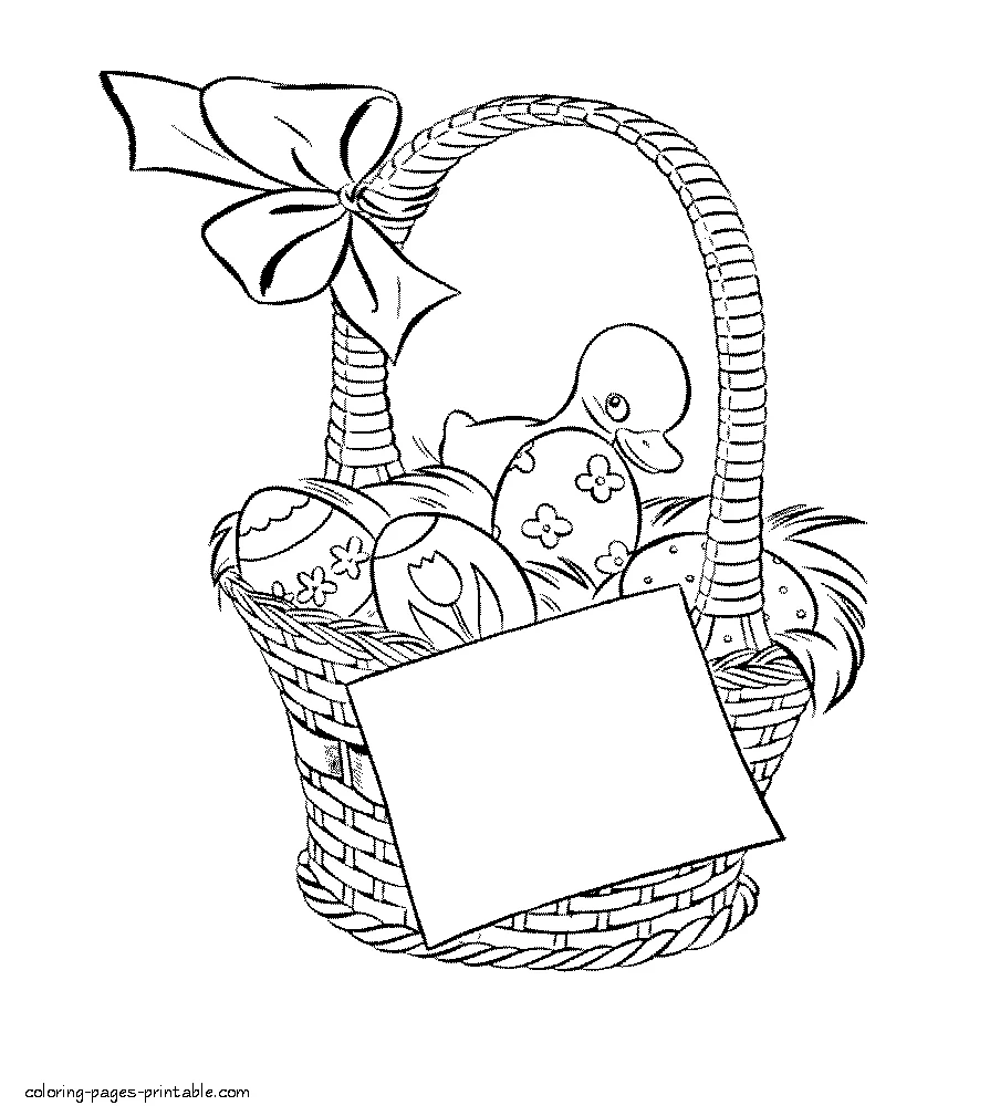 Printables of baskets, eggs and ducklings Printables of baskets, eggs and ducklings to Easter