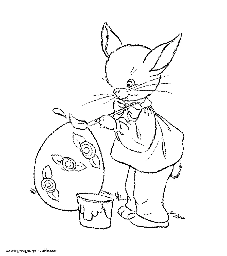 Free printable easter coloring sheets Free printable easter coloring sheets for kindergarten