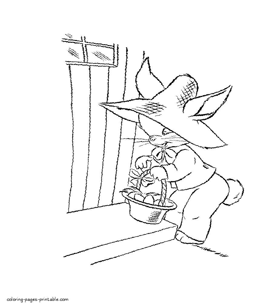 Coloring pages of easter bunnies Holiday coloring pages of easter bunnies