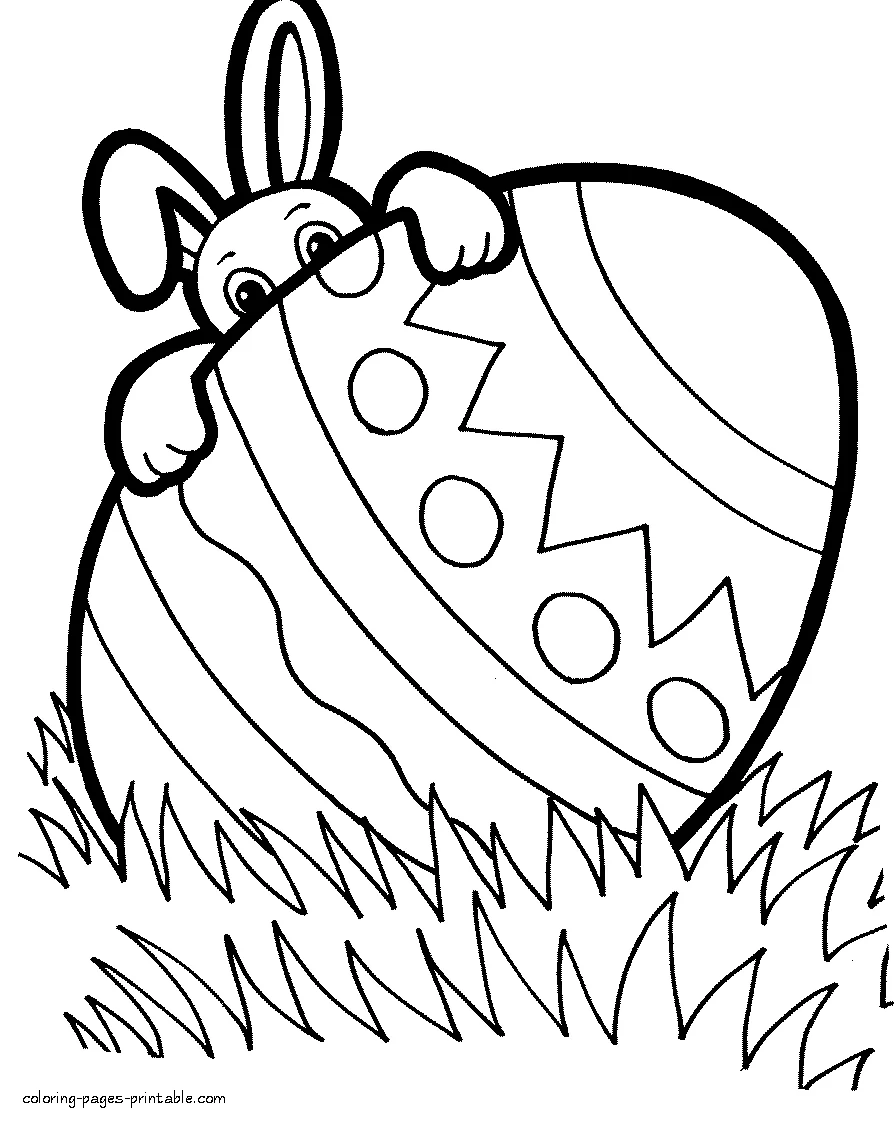 Easter egg coloring pages Easter egg coloring pages for children