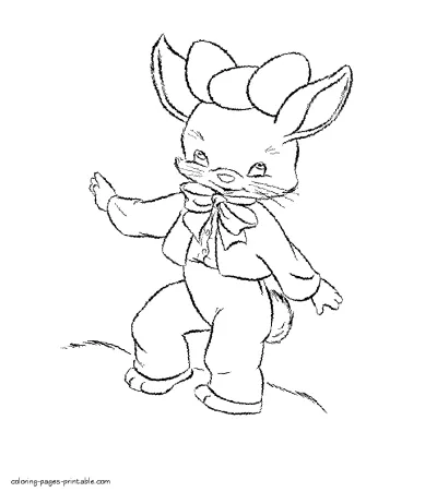 Find Easter eggs. Coloring page