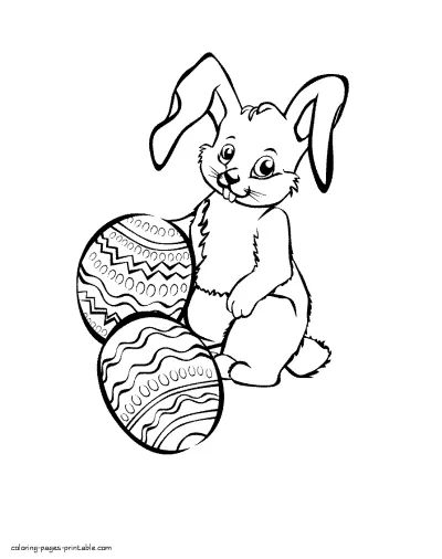 Easter coloring sheet