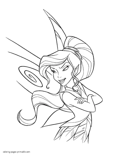 Fairy coloring pages printable. Print free
