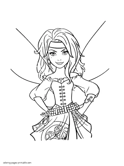 The Pirate Fairy coloring page. Disney film