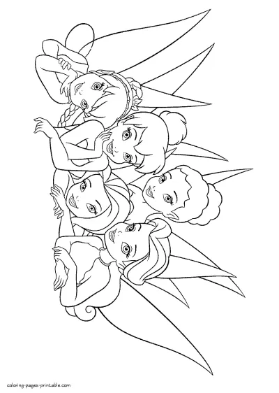Free coloring pages of fairies to print