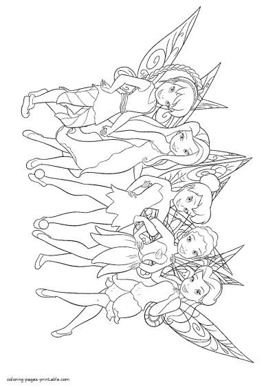 Butterfly fairy coloring pages. Free download