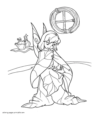 Fairy coloring pages to print