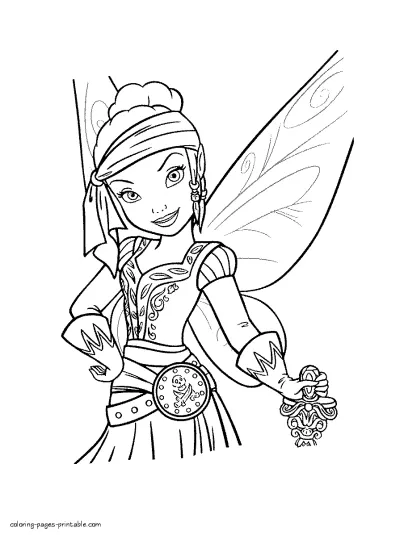 Free fairy coloring pages to print out. Download for a girl