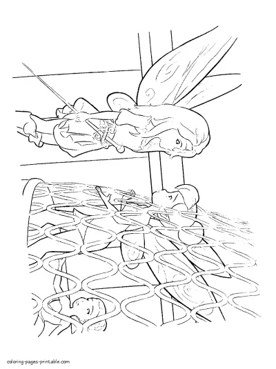Fairy coloring book printing at home