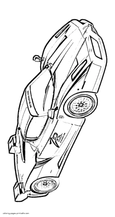 Ferrari Enzo XX Evolution picture. Coloring pages