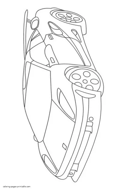 Ferrari F355 Spider coloring page