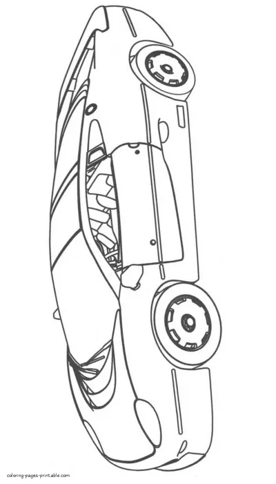 Ferrari colouring pages to print out