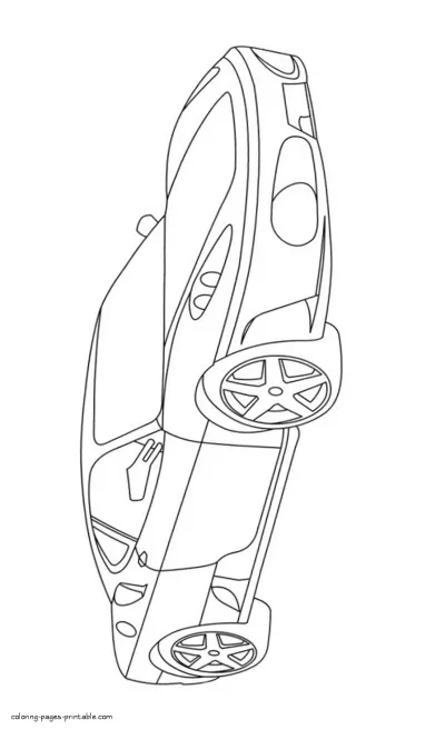 Ferrari 430 coloring page