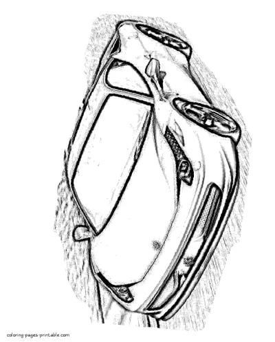 Ferrari 458 coloring pages