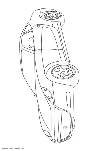 Ferrari cars coloring pictures