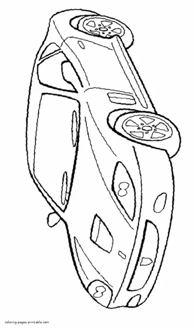 Coloring pages Ferrari 575M Maranello