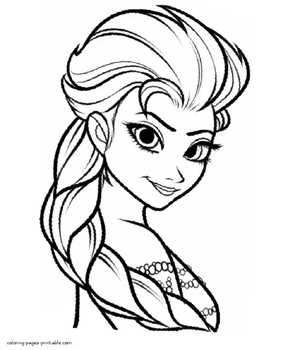 Elsa coloring pages. Frozen