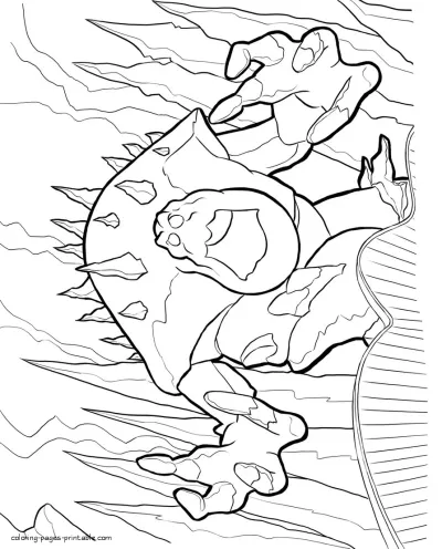 Printable Frozen colouring pages free. Marshmallow