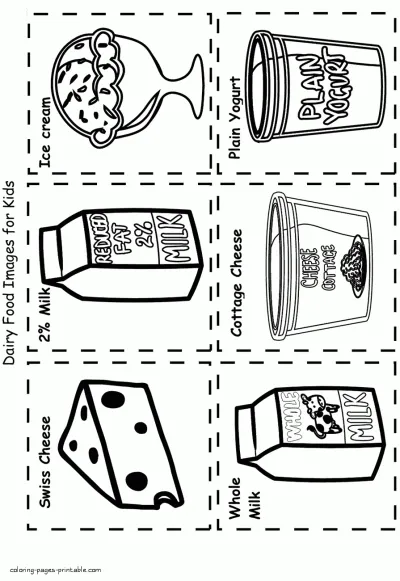 Healthy food coloring sheets